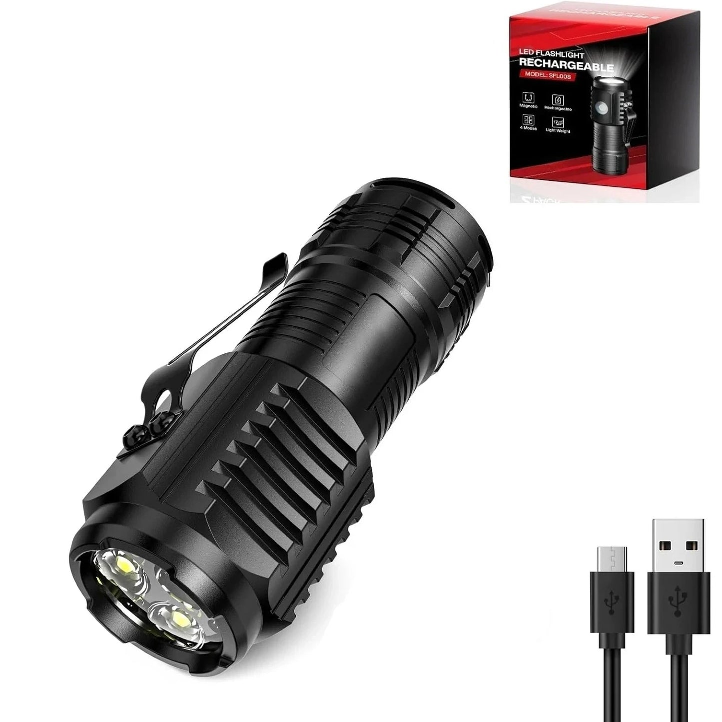 ZHIYU Rechargeable LED Flashlight
