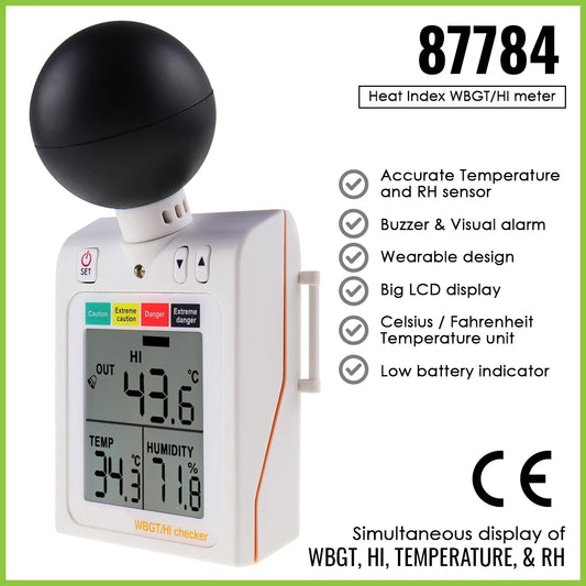 WBGT Heat Stress Safety Monitor 87784