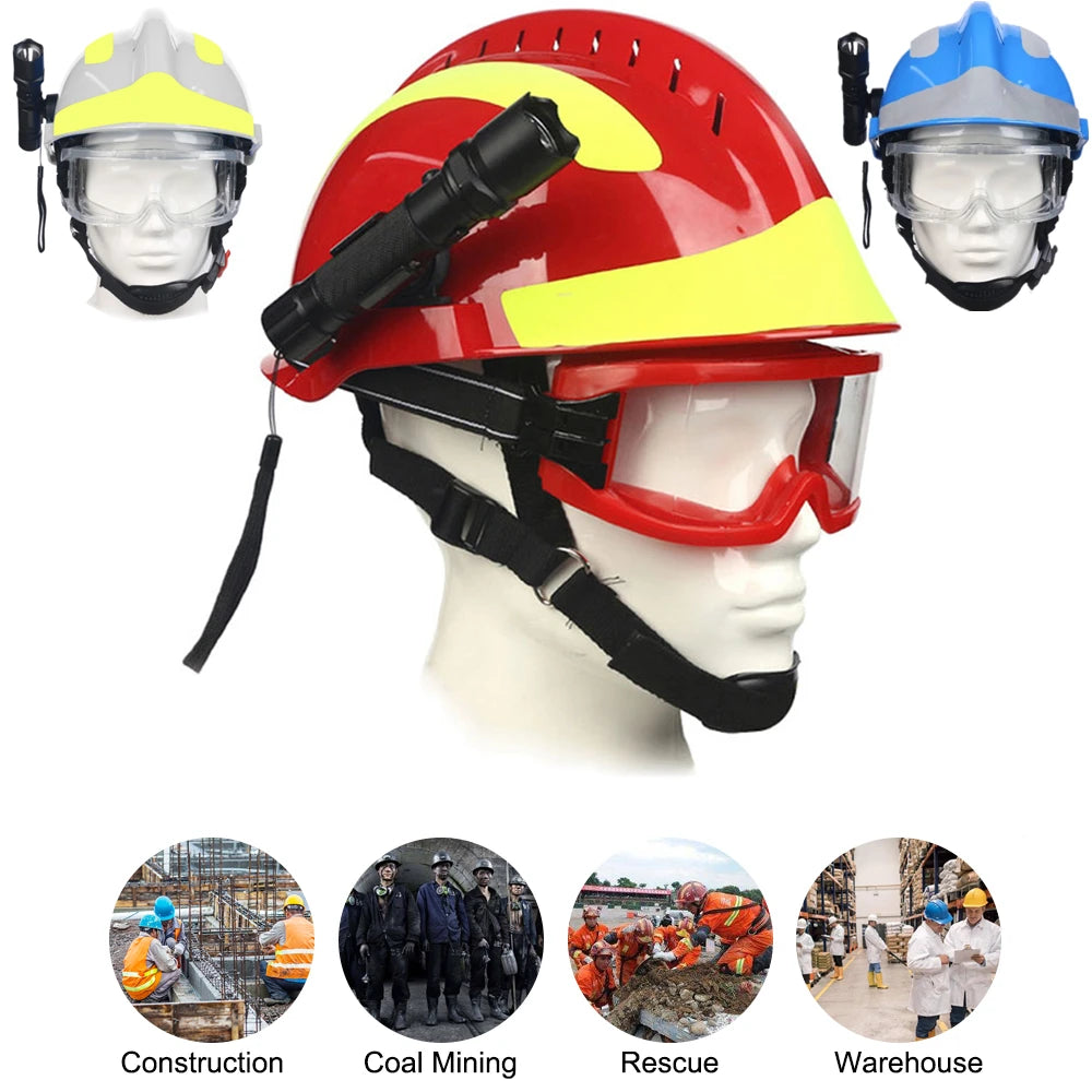 F2 Rescue Helmet with Headlamp