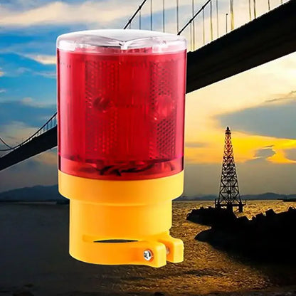 Solar LED Traffic Warning Beacon Light