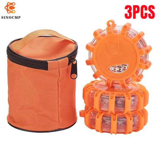 360° LED Road Flare Safety Kit