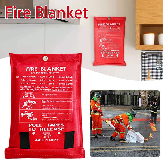 Emergency Fiberglass Fire Blanket
