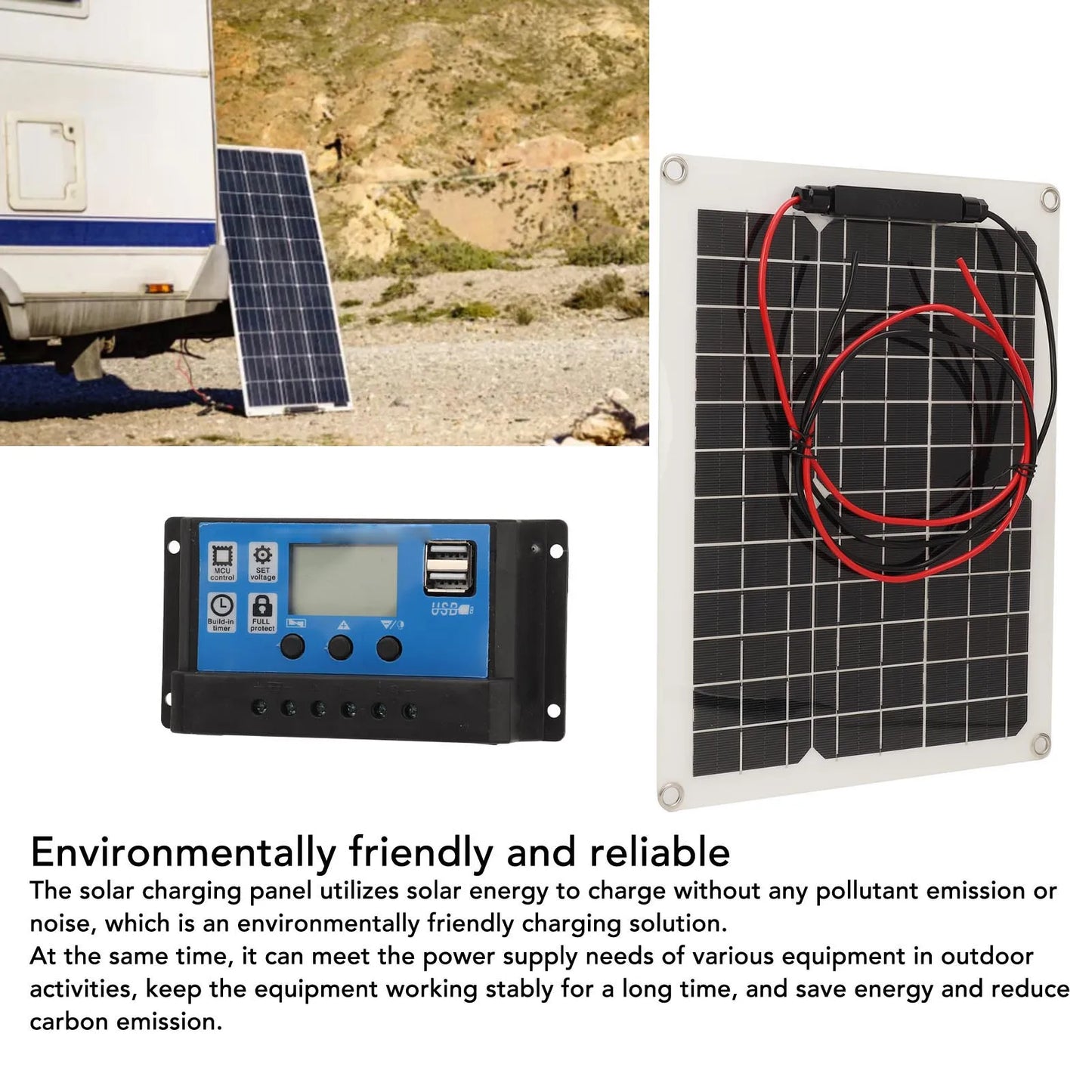 SolarMax 300W Portable Solar Panel Kit