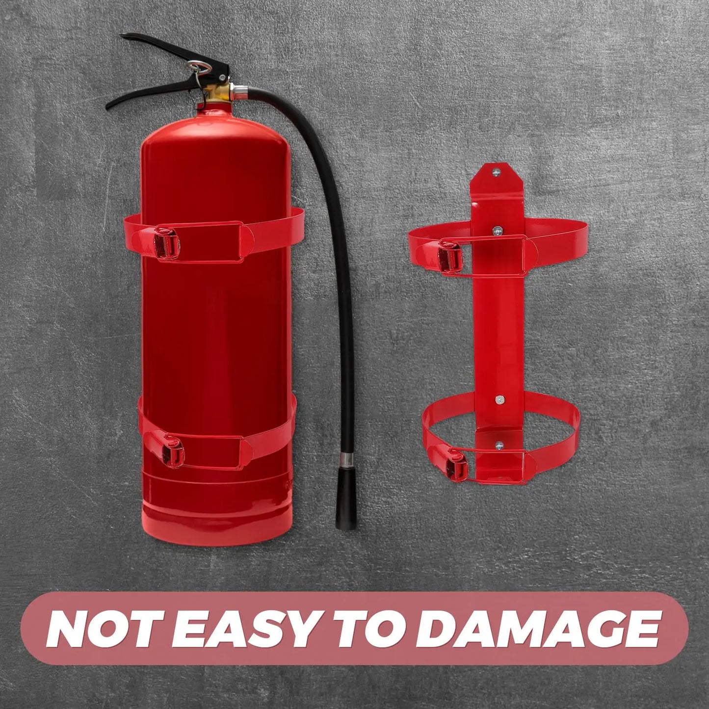 Heavy Duty Fire Extinguisher Wall Mount Bracket