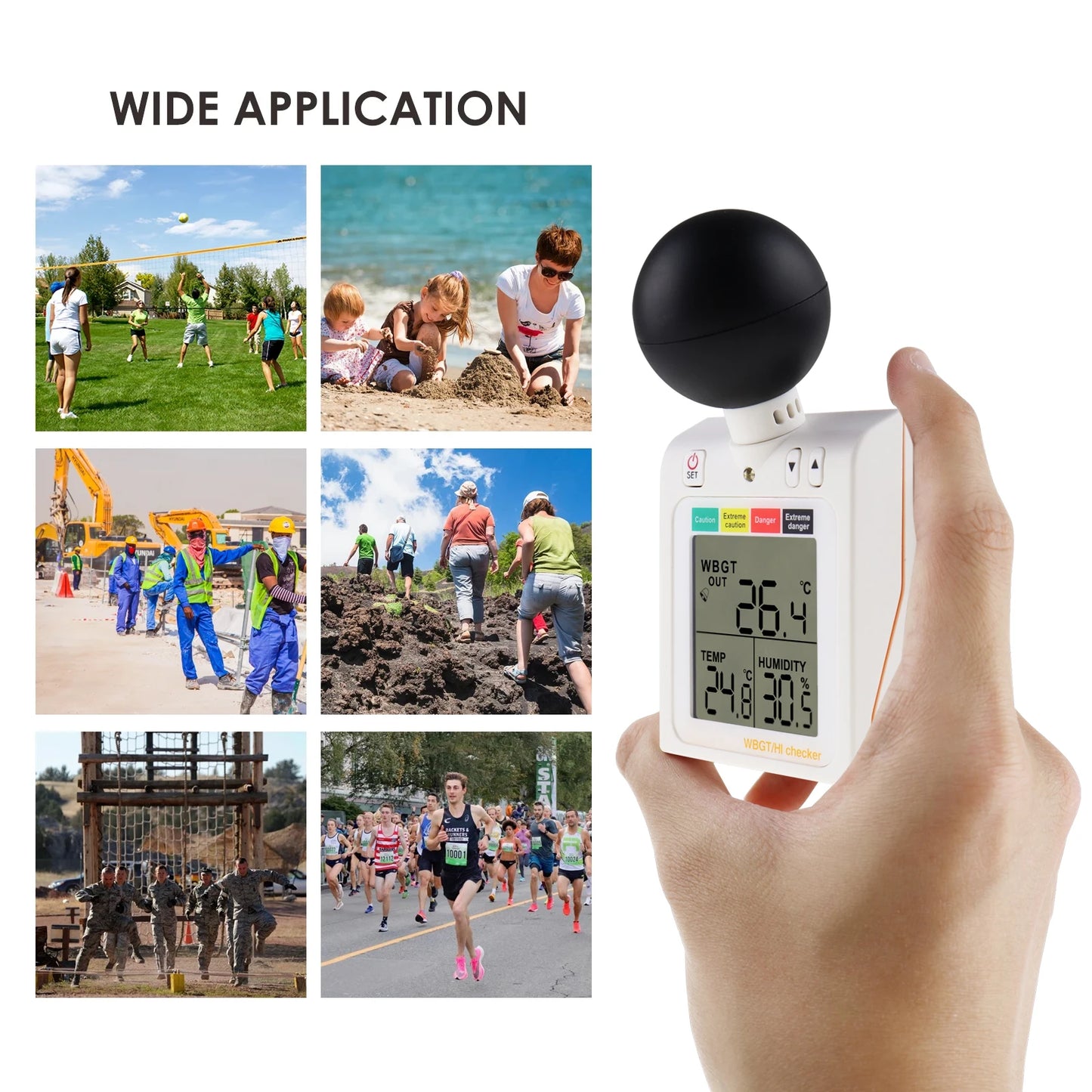 WBGT Heat Stress Safety Monitor 87784